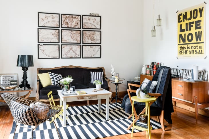 Black and store white home accessories